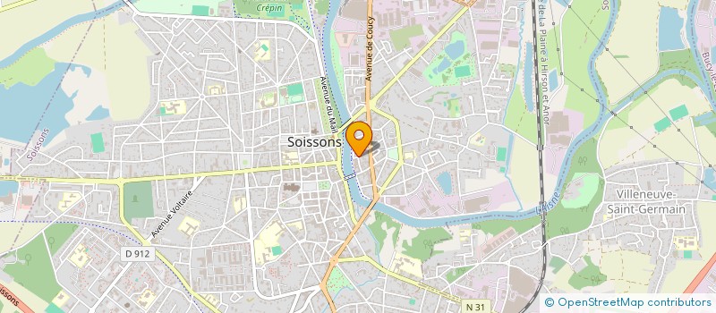 localisation de l'entreprise MONSIEUR CLEMENT DUJARDIN à SOISSONS