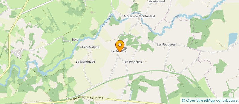 localisation de l'entreprise MONSIEUR CLEMENT DUMAIN à CHATEAUPONSAC