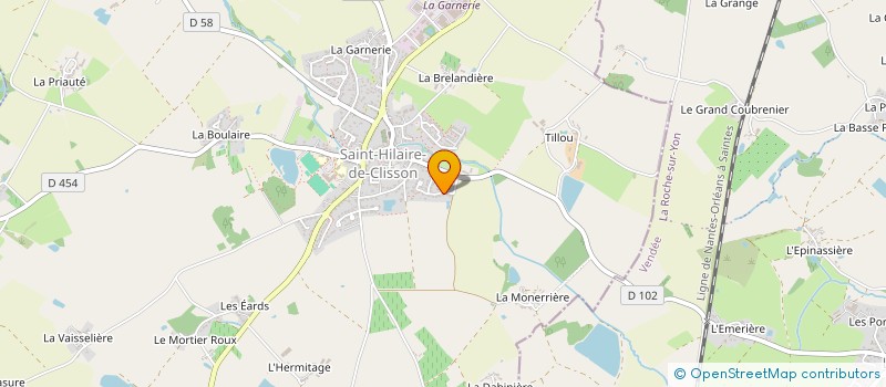 localisation de l'entreprise MONSIEUR CLEMENT DUMAINE  SAINT-HILAIRE-DE-CLISSON