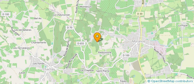 localisation de l'entreprise MONSIEUR CLEMENT DUMONT  MORANCE