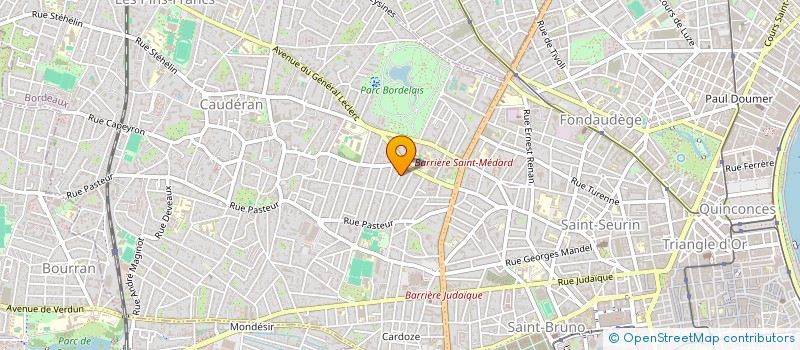 localisation de l'entreprise MONSIEUR CLEMENT DUMONT  BORDEAUX