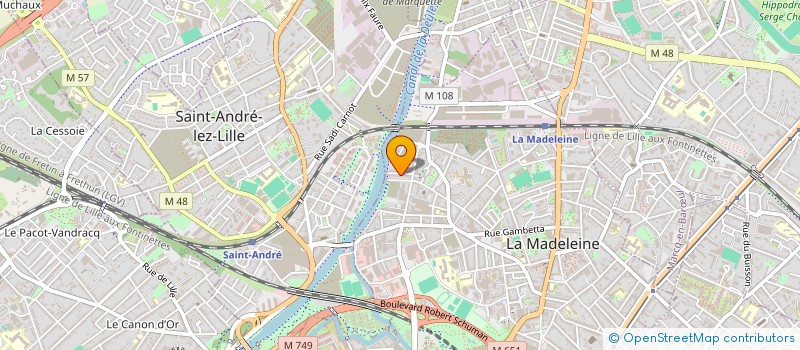 localisation de l'entreprise MONSIEUR CLEMENT DUNIKOWSKI à LA MADELEINE