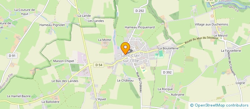 localisation de l'entreprise MONSIEUR CLEMENT DUPAS  SAINT-CLAIR-SUR-L'ELLE