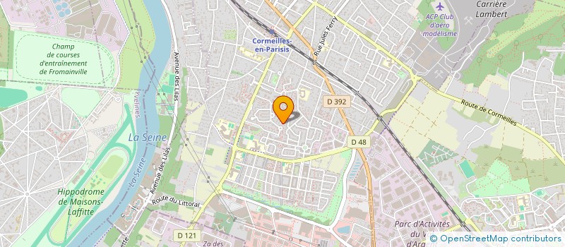 localisation de l'entreprise MONSIEUR CLEMENT DUPAS  CORMEILLES-EN-PARISIS