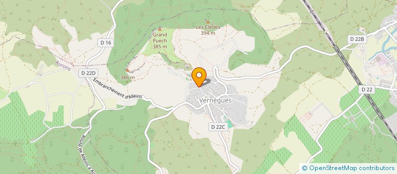 localisation de l'entreprise MONSIEUR CLEMENT DUPONT  VERNEGUES