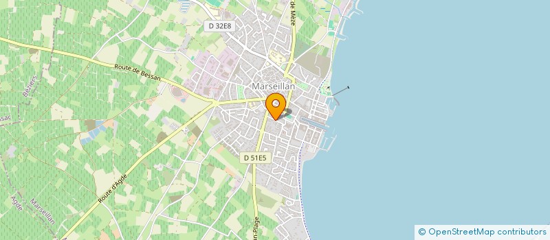 localisation de l'entreprise MONSIEUR CLEMENT DURAND à MARSEILLAN