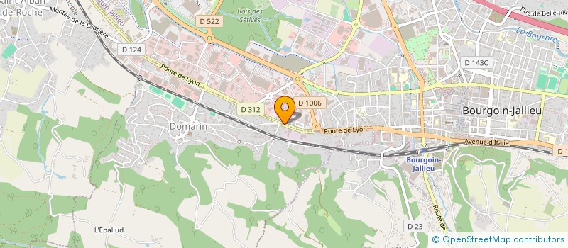 localisation de l'entreprise MONSIEUR CLEMENT DUSFOUR à BOURGOIN-JALLIEU