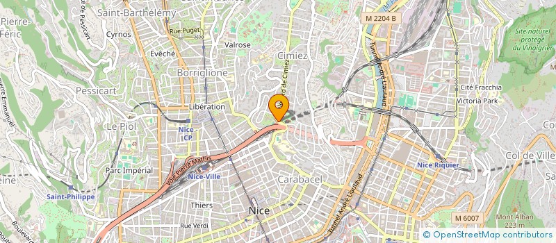 localisation de l'entreprise MONSIEUR CLEMENT DUTERTRE  NICE
