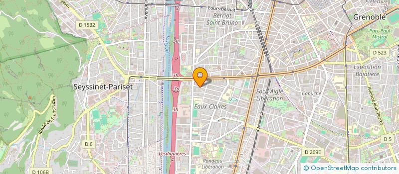 localisation de l'entreprise MONSIEUR CLEMENT DUTOICT  GRENOBLE