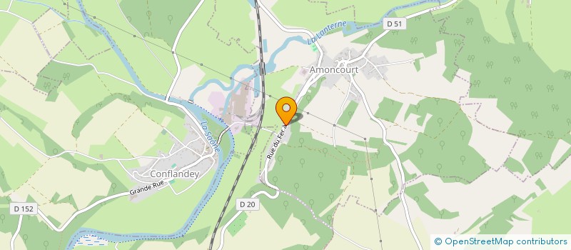 localisation de l'entreprise MONSIEUR CLEMENT DUVERNOIS  AMONCOURT