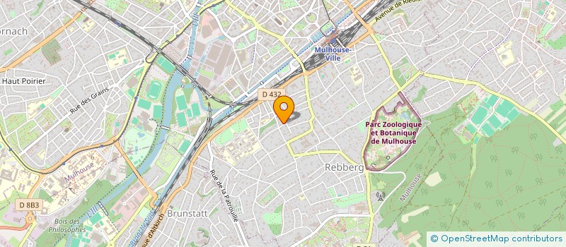 localisation de l'entreprise MONSIEUR CLEMENT ERHARD  MULHOUSE