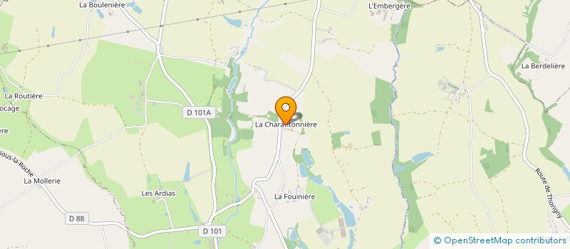 localisation de l'entreprise MONSIEUR CLEMENT ESNEAU à LA CHAIZE-LE-VICOMTE