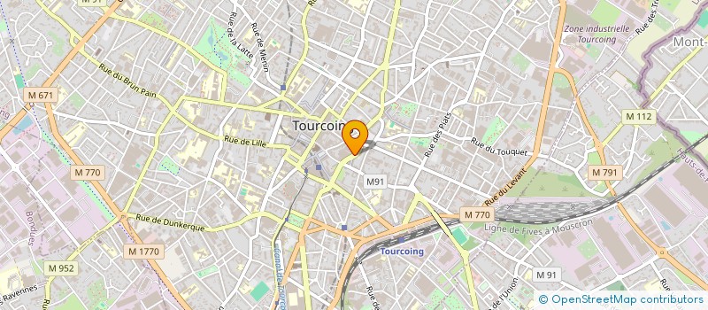 localisation de l'entreprise MONSIEUR CLEMENT ESQUENET  TOURCOING