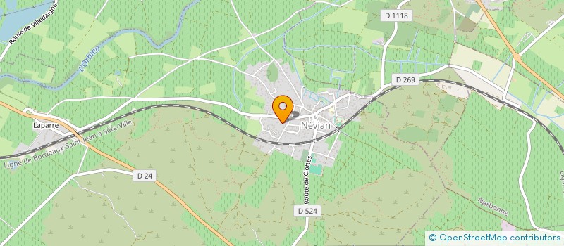 localisation de l'entreprise MONSIEUR CLEMENT ESTERIOLA  NEVIAN