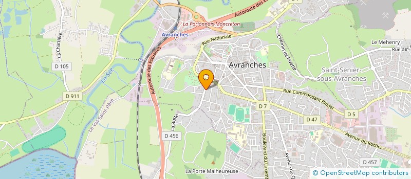 localisation de l'entreprise MONSIEUR CLEMENT ETIENVRE à AVRANCHES