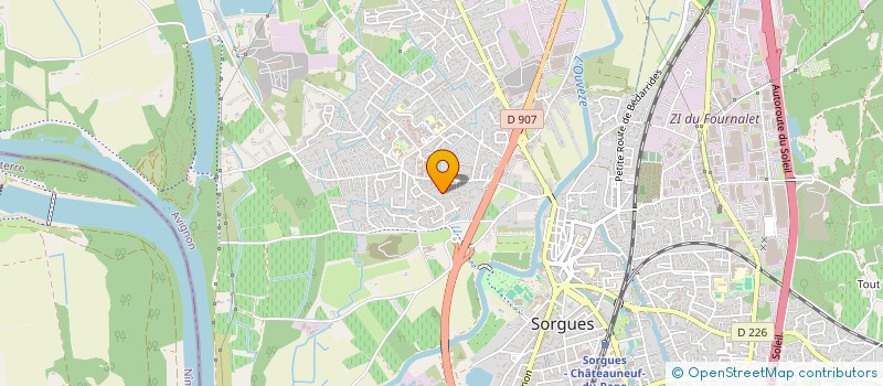 localisation de l'entreprise MONSIEUR CLEMENT FABRE  SORGUES