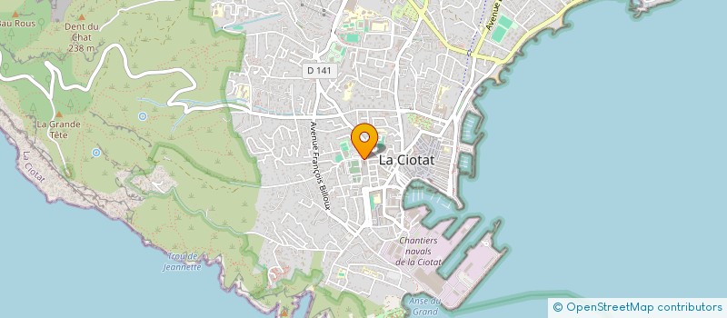 localisation de l'entreprise MONSIEUR CLEMENT FACON à LA CIOTAT