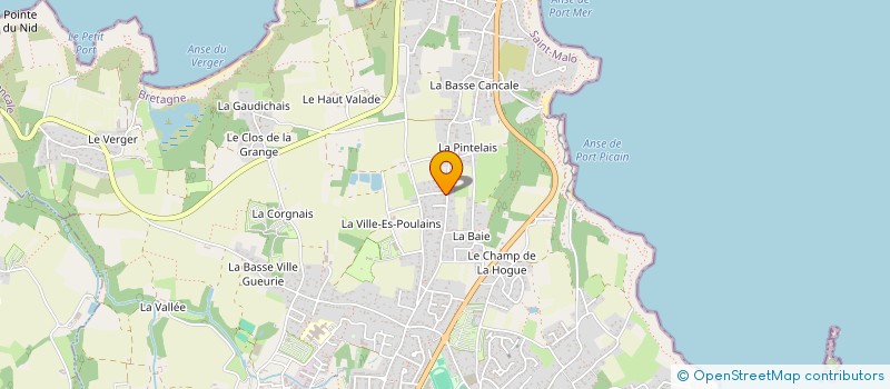 localisation de l'entreprise MONSIEUR CLEMENT FAISNEL à CANCALE