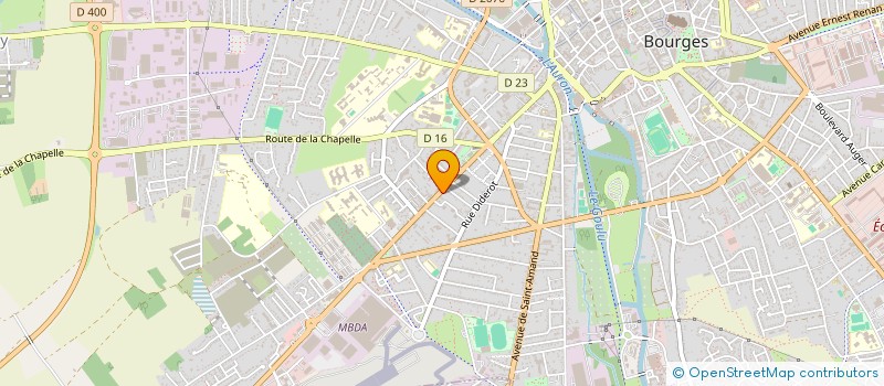 localisation de l'entreprise MONSIEUR CLEMENT FAUCONNIER  BOURGES