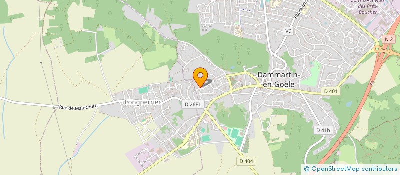 localisation de l'entreprise MONSIEUR CLEMENT FAVEL  DAMMARTIN-EN-GOELE