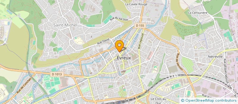 localisation de l'entreprise MONSIEUR CLEMENT FAVRY  EVREUX