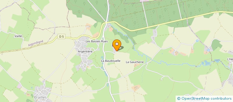 localisation de l'entreprise MONSIEUR CLEMENT FENIOUX  PRAILLES-LA COUARDE