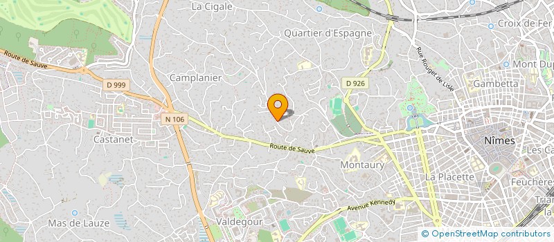 localisation de l'entreprise MONSIEUR CLEMENT FERNANDEZ  NIMES