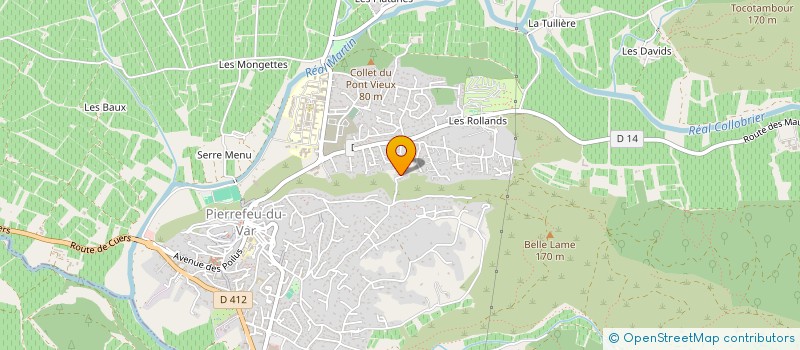 localisation de l'entreprise MONSIEUR CLEMENT FERON  PIERREFEU-DU-VAR