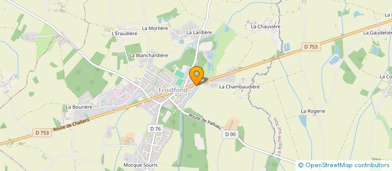 localisation de l'entreprise MONSIEUR CLEMENT FETET  FROIDFOND