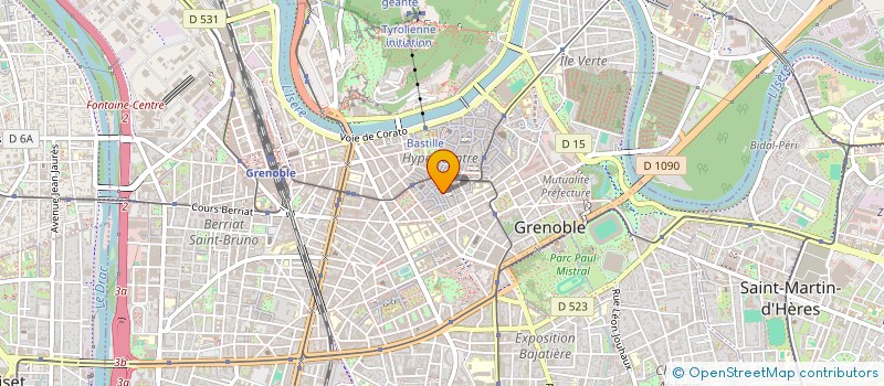 localisation de l'entreprise MONSIEUR CLEMENT FEUVRIER  GRENOBLE