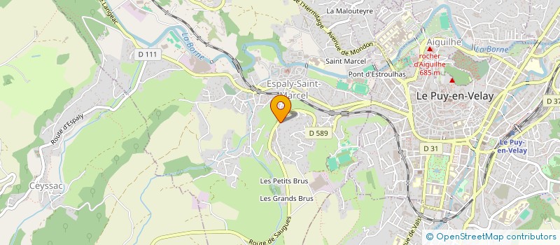 localisation de l'entreprise MONSIEUR CLEMENT FIALON  ESPALY-SAINT-MARCEL