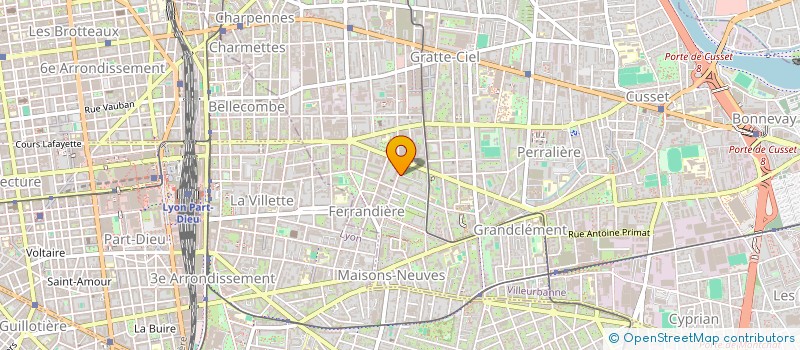 localisation de l'entreprise MONSIEUR CLEMENT FIGUEROLA  VILLEURBANNE