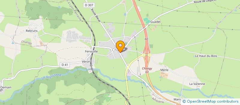 localisation de l'entreprise MONSIEUR CLEMENT FIORE  CHANGY