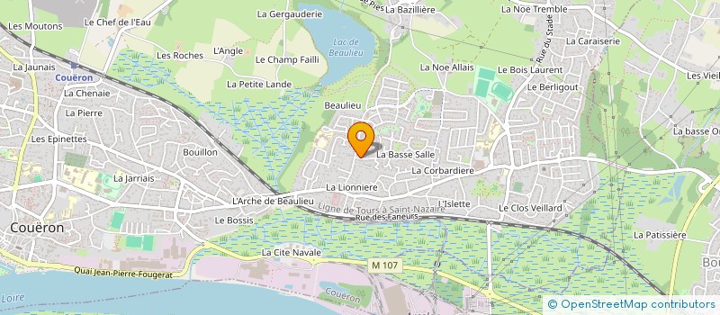 localisation de l'entreprise MONSIEUR CLEMENT FIZEL à COUERON
