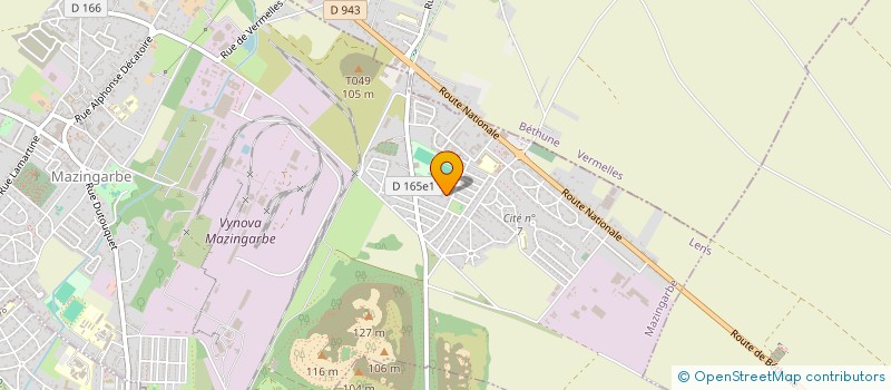 localisation de l'entreprise MONSIEUR CLEMENT FLAMENT  MAZINGARBE