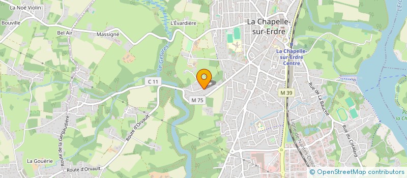 localisation de l'entreprise MONSIEUR CLEMENT FLEURANCE à LA CHAPELLE-SUR-ERDRE