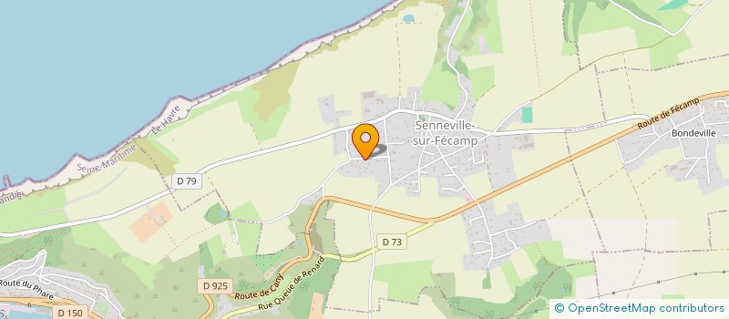 localisation de l'entreprise MONSIEUR CLEMENT FLORIN  SENNEVILLE-SUR-FECAMP