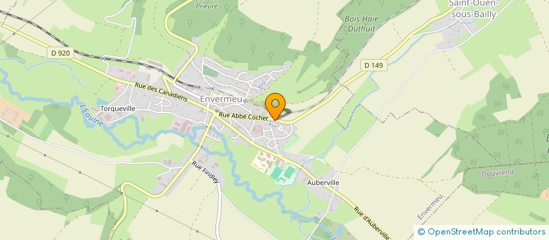 localisation de l'entreprise MONSIEUR CLEMENT FONTAINE  ENVERMEU