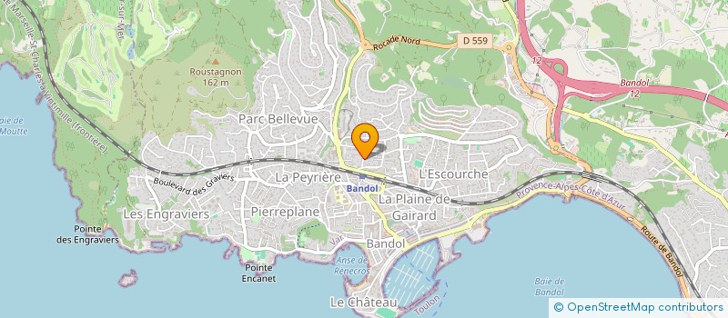 localisation de l'entreprise MONSIEUR CLEMENT FORESTIER  BANDOL