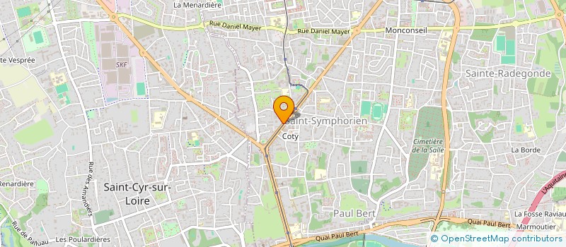 localisation de l'entreprise MONSIEUR CLEMENT FORGIARINI  TOURS