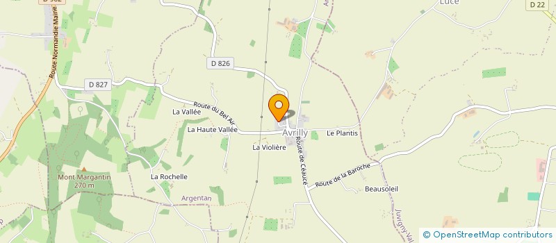 localisation de l'entreprise MONSIEUR CLEMENT FORTIN à DOMFRONT-EN-POIRAIE