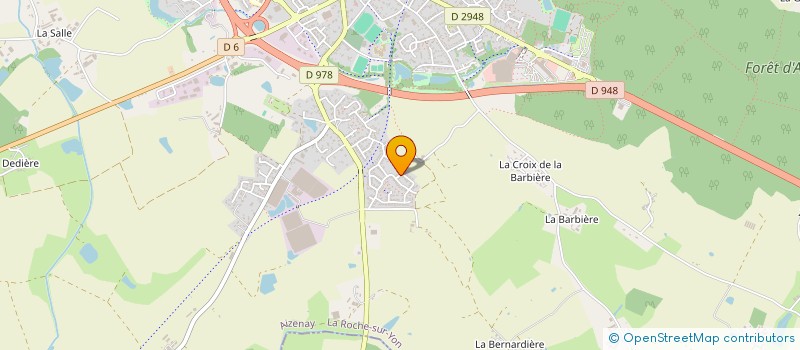 localisation de l'entreprise MONSIEUR CLEMENT FOUCHE  AIZENAY