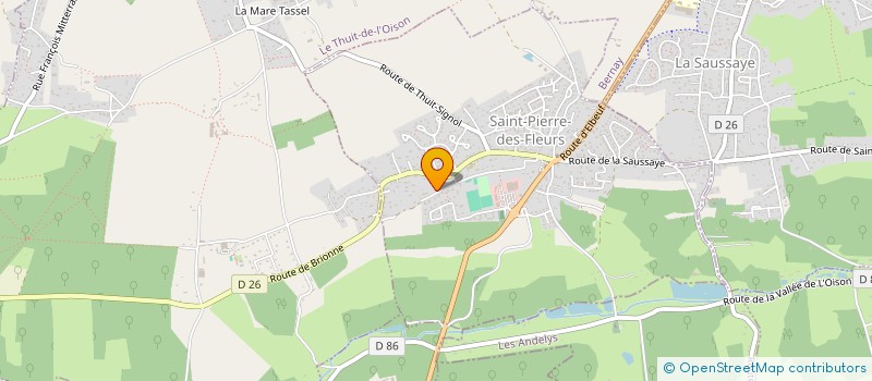 localisation de l'entreprise MONSIEUR CLEMENT FOUCHE  SAINT-PIERRE-DES-FLEURS