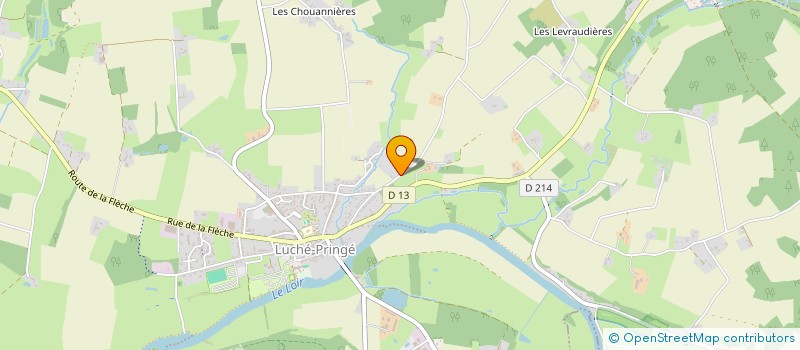 localisation de l'entreprise MONSIEUR CLEMENT FOUCHER  LUCHE-PRINGE