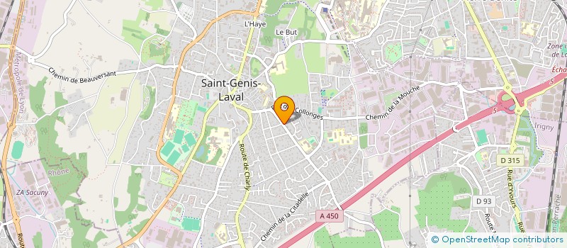 localisation de l'entreprise MONSIEUR CLEMENT FOUILLOUX  SAINT-GENIS-LAVAL