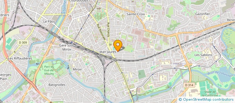 localisation de l'entreprise MONSIEUR CLEMENT FOUQUET  LE MANS