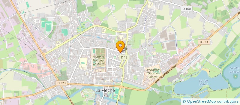 localisation de l'entreprise MONSIEUR CLEMENT FOURNY  LA FLECHE