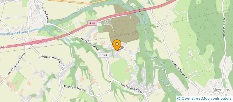 localisation de l'entreprise MONSIEUR CLEMENT FOURQUIER  CHATUZANGE-LE-GOUBET