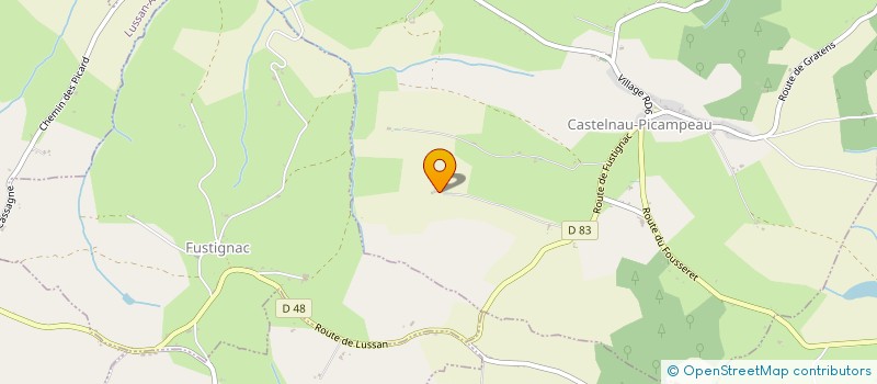 localisation de l'entreprise MONSIEUR CLEMENT FRAMERY  CASTELNAU-PICAMPEAU