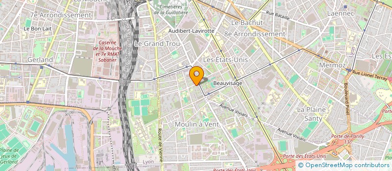 localisation de l'entreprise MONSIEUR CLEMENT FRECON  VENISSIEUX